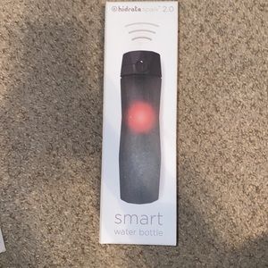 NIB Hidrate Spark 2.0 Smart Water Bottle in Black w/ Red Glow Light - 24 ounces